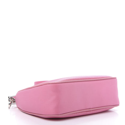Prada Tessuto Nylon Saffiano Mini Re-Edition 2000 Shoulder Bag Begonia 4 of 10