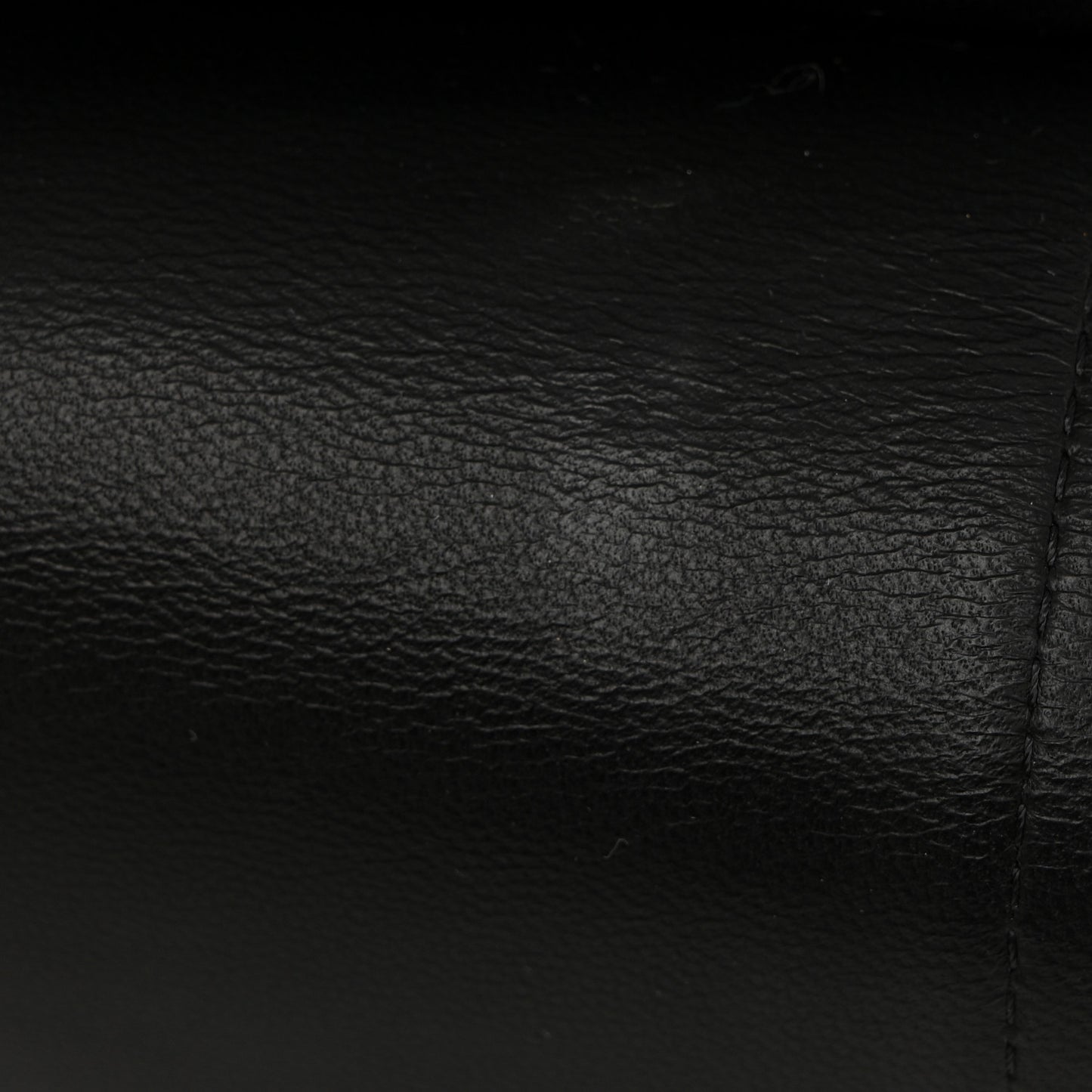 Lambskin Quilted Medium Double Flap Black White