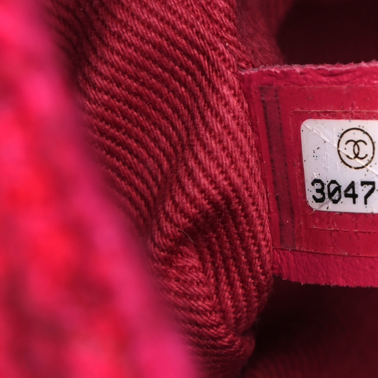 Chanel Tweed Mini Coco Handle Flap Red 5 of 9