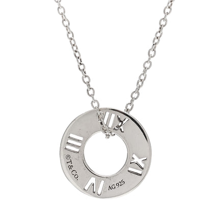Tiffany Sterling Silver Atlas Pendant Necklace 4 of 4