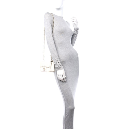 Chanel Lambskin Quilted Enamel Mini Pearl Crush Flap White 2 of 11