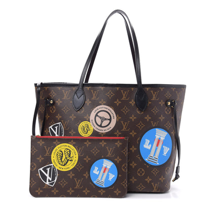 Louis Vuitton Monogram World Tour Neverfull MM 1 of 11
