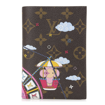 Louis Vuitton Monogram 2020 Christmas Animation Big Wheel Passport Cover Rose Ballerine 1 of 6
