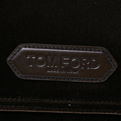 Tom Ford Velvet Calfskin Tote Bag Black 10 of 10