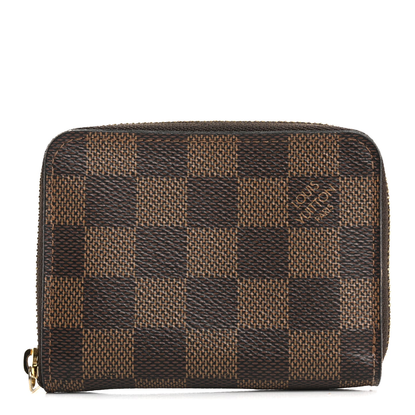 Damier Ebene Zippy Coin Purse Rose Ballerine