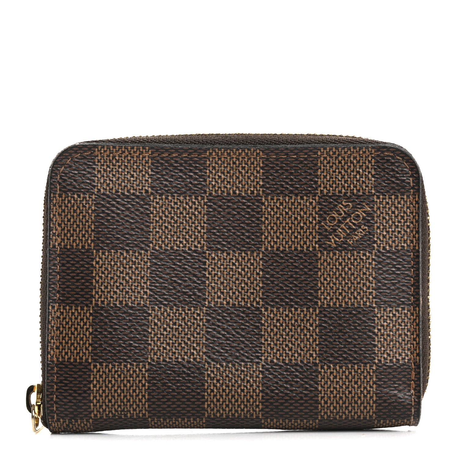 Louis Vuitton Damier Ebene Zippy Coin Purse Rose Ballerine 1 of 14