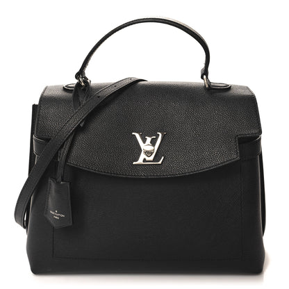 Louis Vuitton Soft Calfskin Lockme Ever MM Black 1 of 10