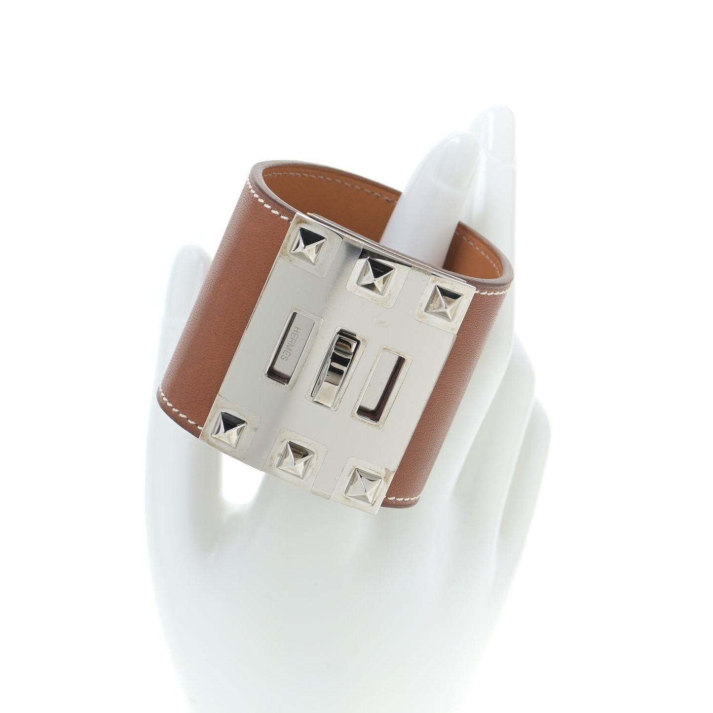 Barenia Kelly Extreme Dog Bracelet S Fauve