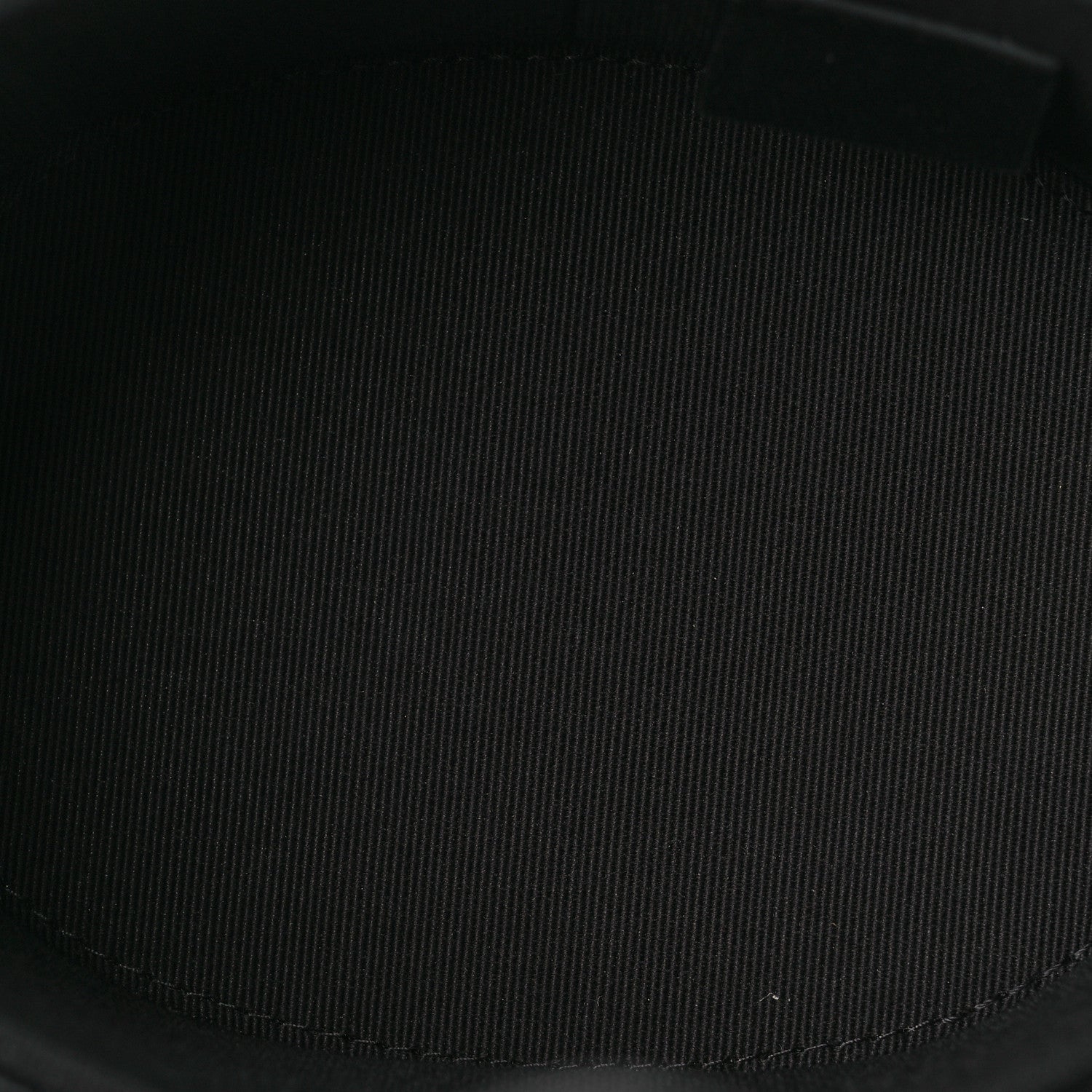 Chanel Lambskin Quilted Round Vanity Case With Chain Black 5 of 12