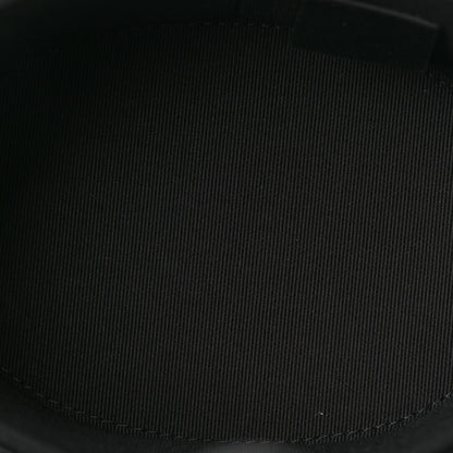 Chanel Lambskin Quilted Round Vanity Case With Chain Black 5 of 12