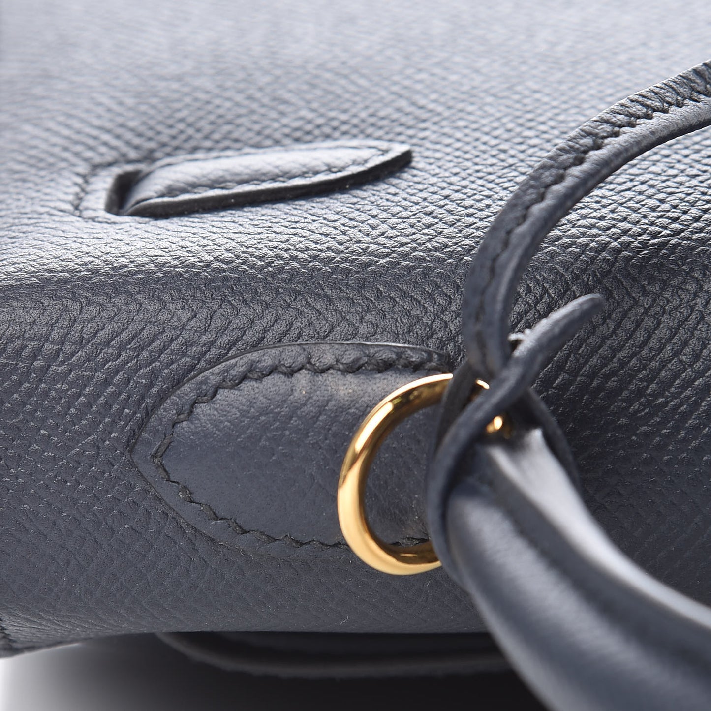 Epsom Kelly Sellier 25 Bleu Indigo