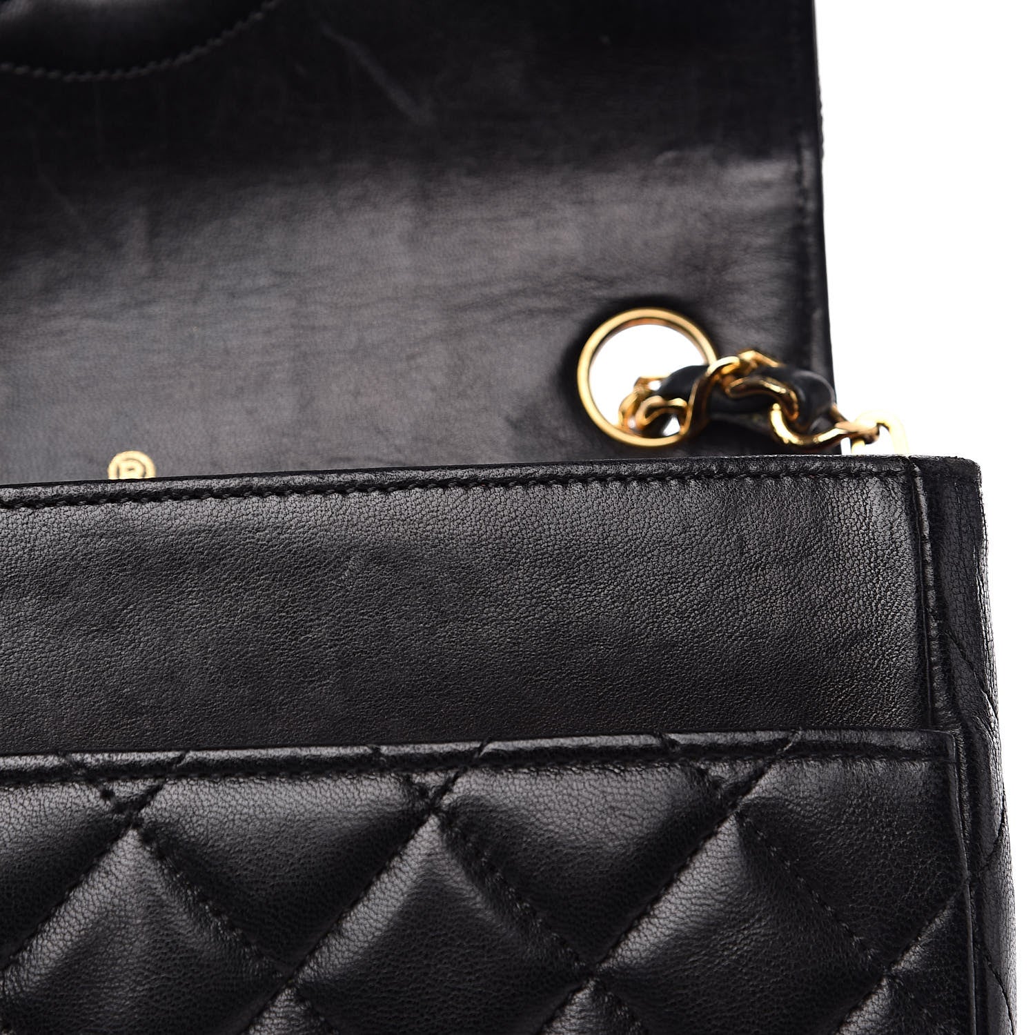 Chanel Lambskin Quilted Small Single Flap Black 17 of 17