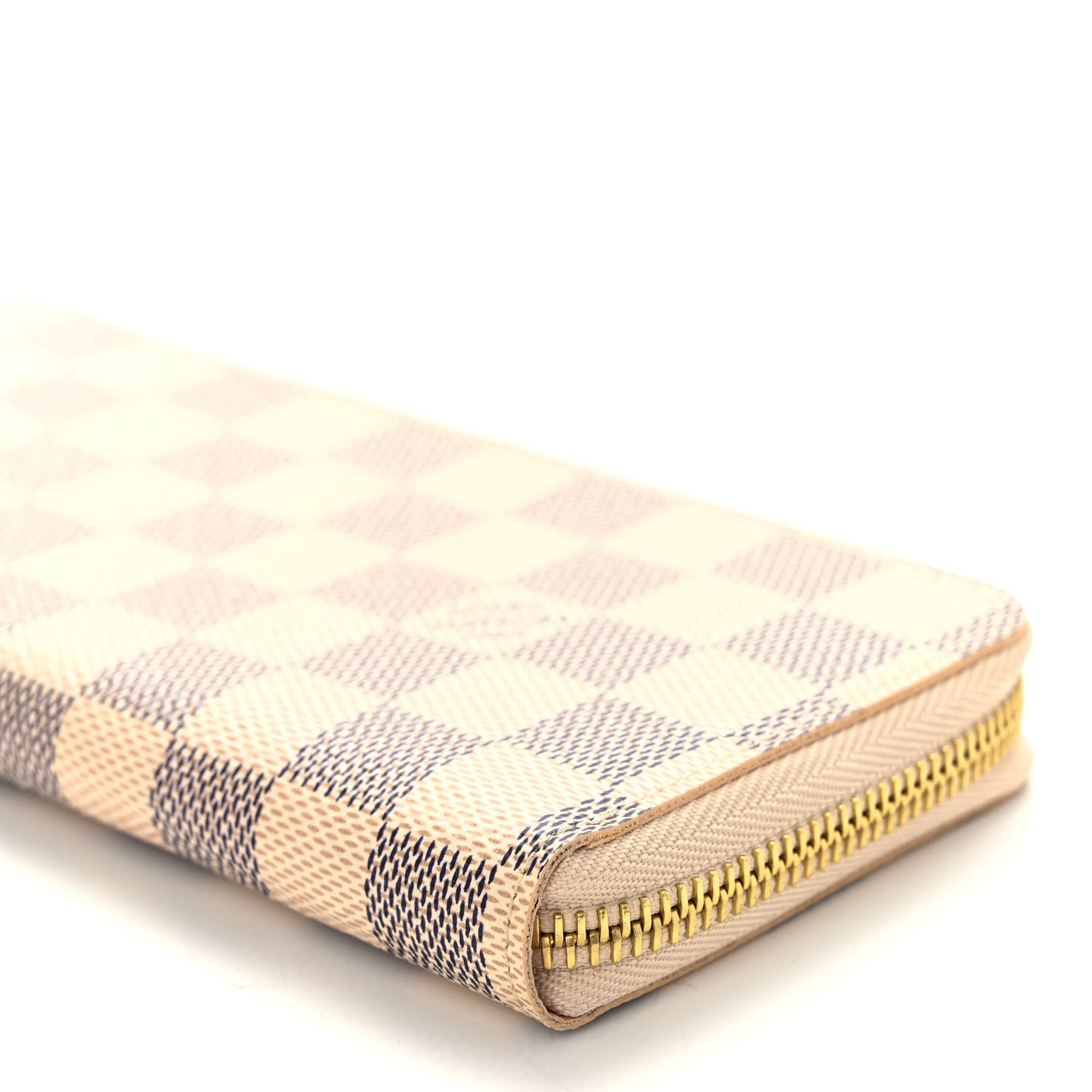 Damier Azur Clemence Wallet Rose Ballerine