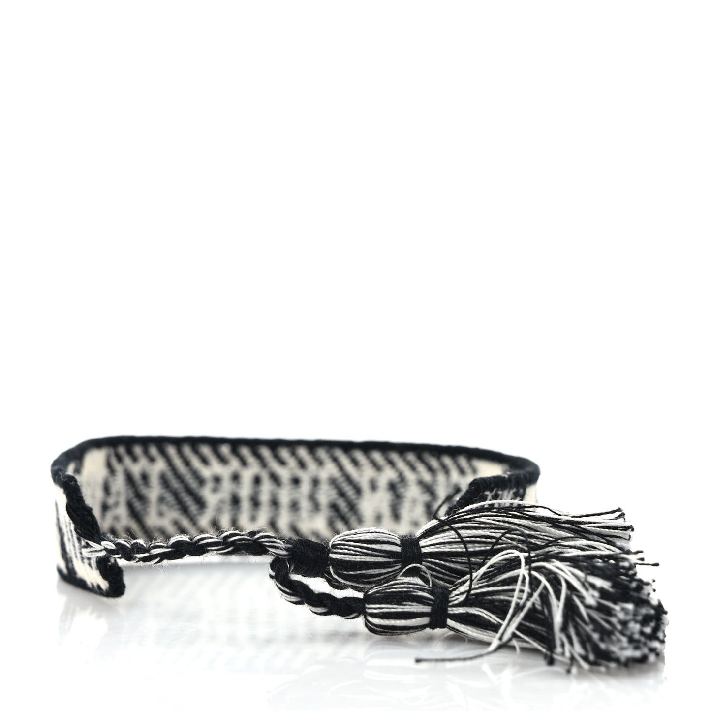 Woven Cotton J'Adior Friendship Bracelet Set Black