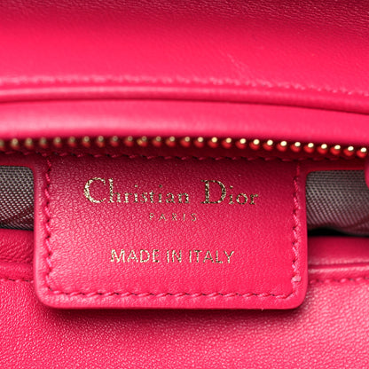Christian Dior Lambskin Cannage Medium Lady Dior Fuchsia 5 of 8