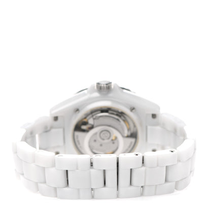 Chanel Stainless Steel Ceramic 38mm J12 Automatic Watch White 3 of 5
