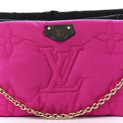 Louis Vuitton Econyl Monogram Pillow Maxi Multi Pochette Accessories Black Fuchsia 9 of 12