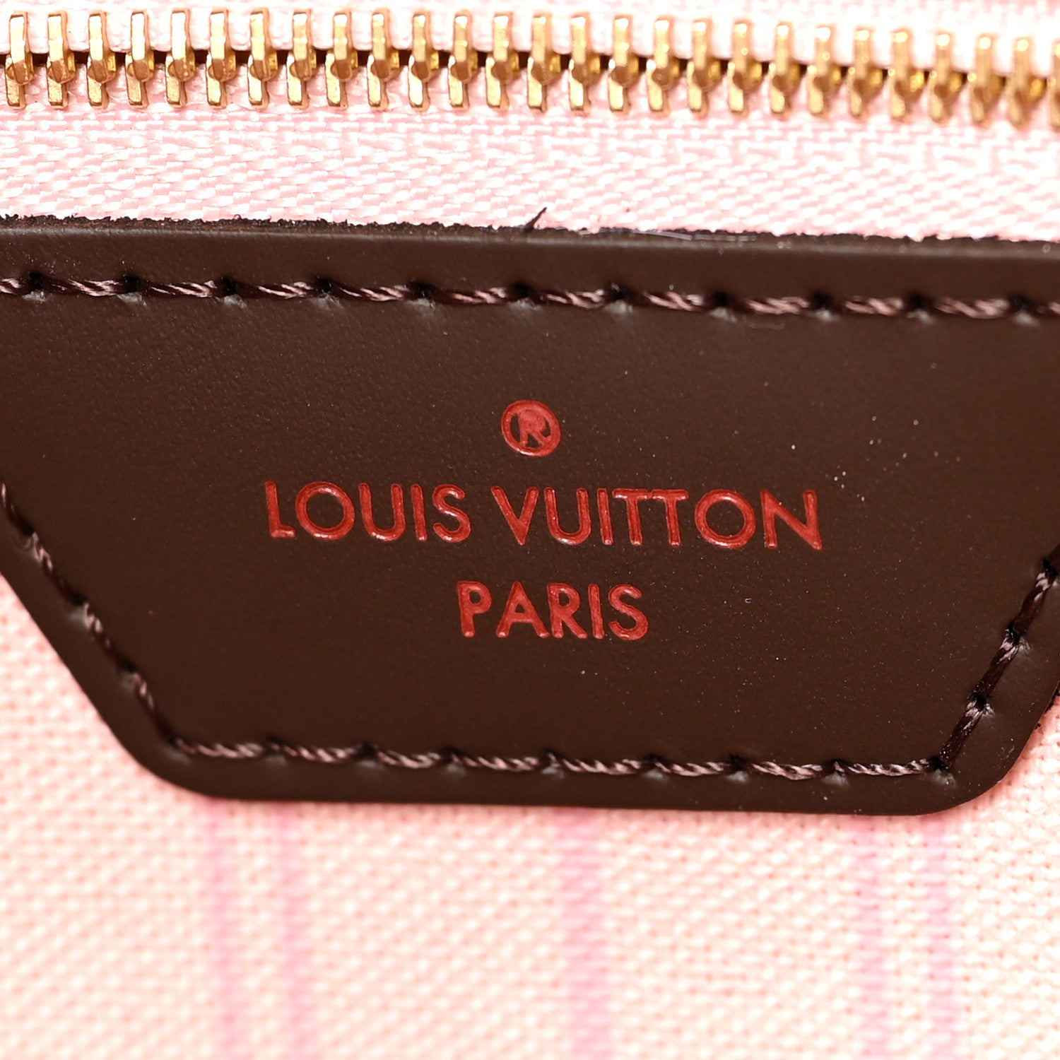 Louis Vuitton Damier Ebene Neo Neverfull MM Rose Ballerine 8 of 13