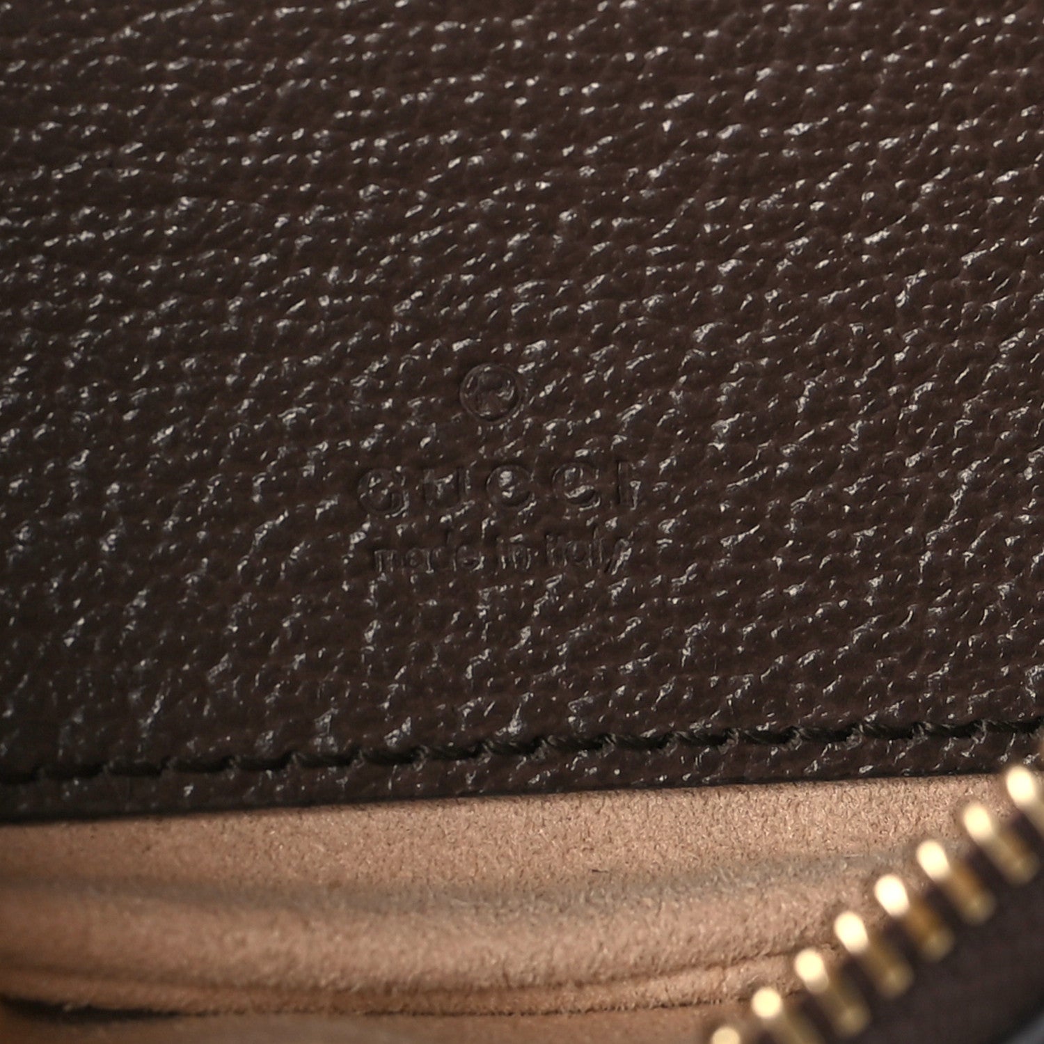 Gucci Monogram Jumbo GG Textured Dollar Calfskin Web Mini Ophidia Half Moon Hobo Camel Ebony New Acero 5 of 9