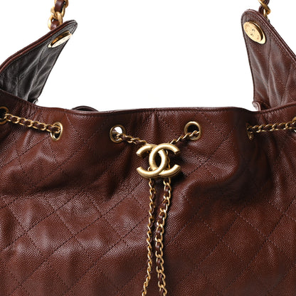 Chanel Caviar Quilted Medium Chanel 25 Handbag Dark Brown 8 of 10