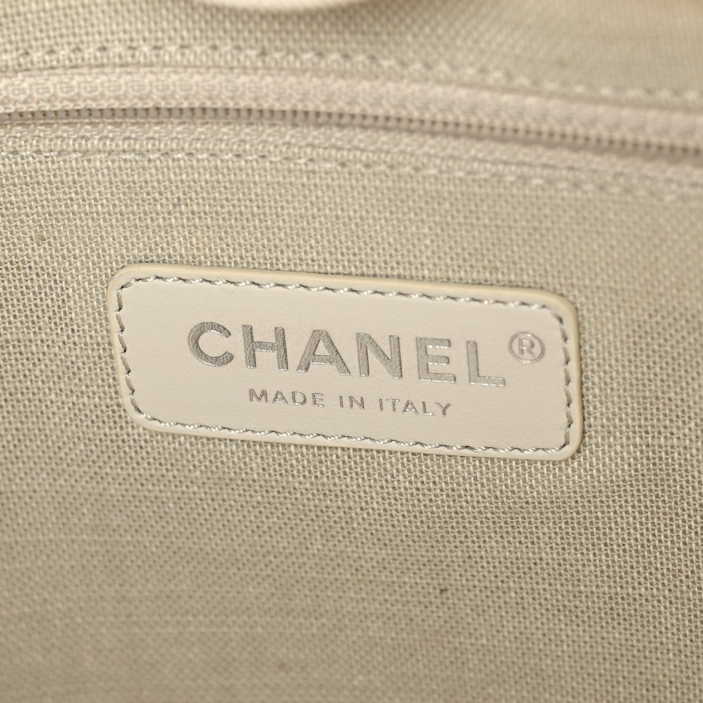 Mixed Fibers Small Deauville Tote White