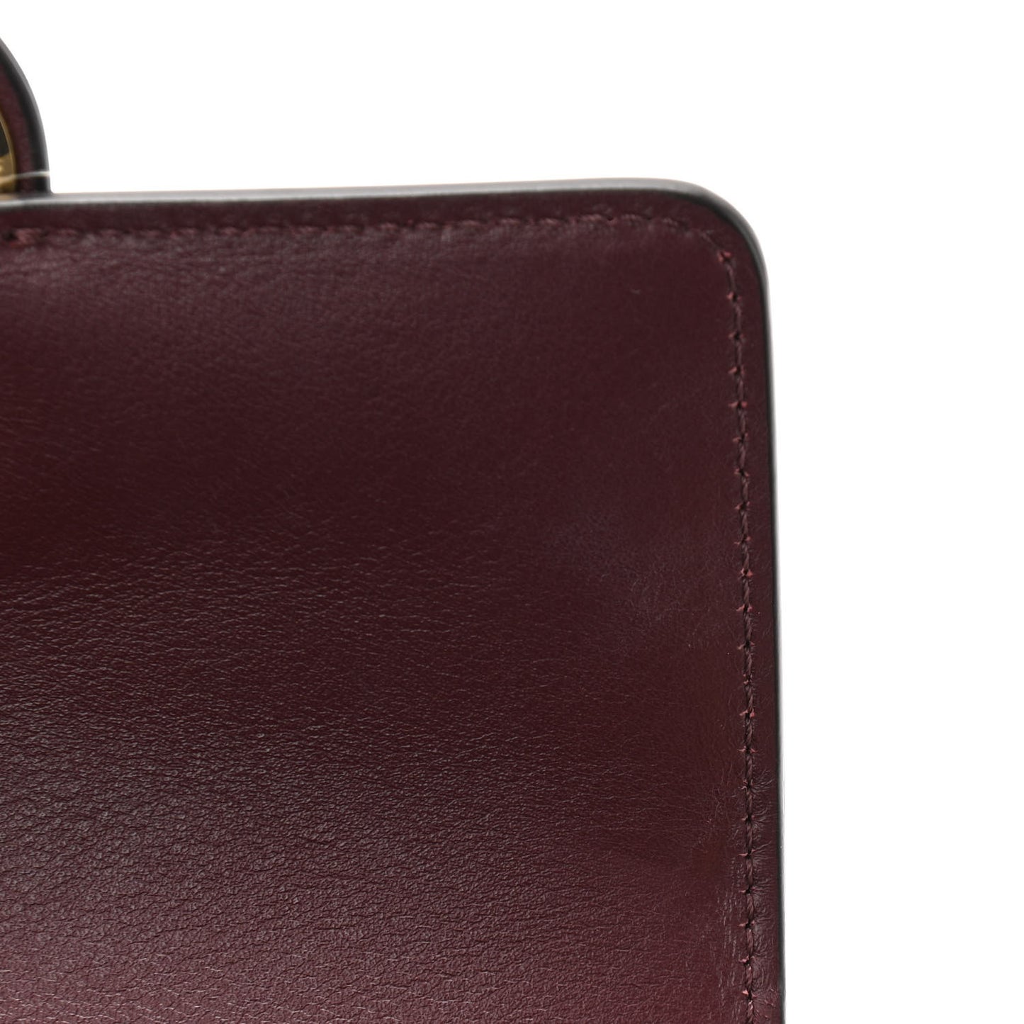 Spazzolato Sfumato Lambskin Calfskin Small Tess Bag Burnt Brown