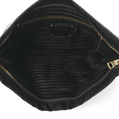 Prada Tessuto Nylon Pietre Jeweled Clutch Black 4 of 8
