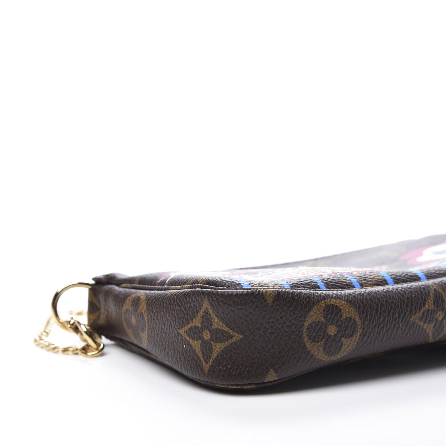 Monogram 2020 Christmas Animation Roller Coaster Mini Pochette Accessories Pivoine