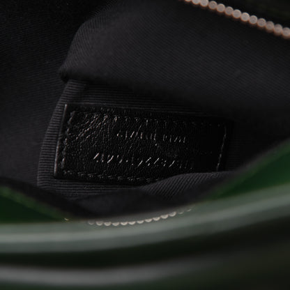 Saint Laurent Calfskin Y Quilted Monogram Medium Loulou Chain Satchel Olive 10 of 20