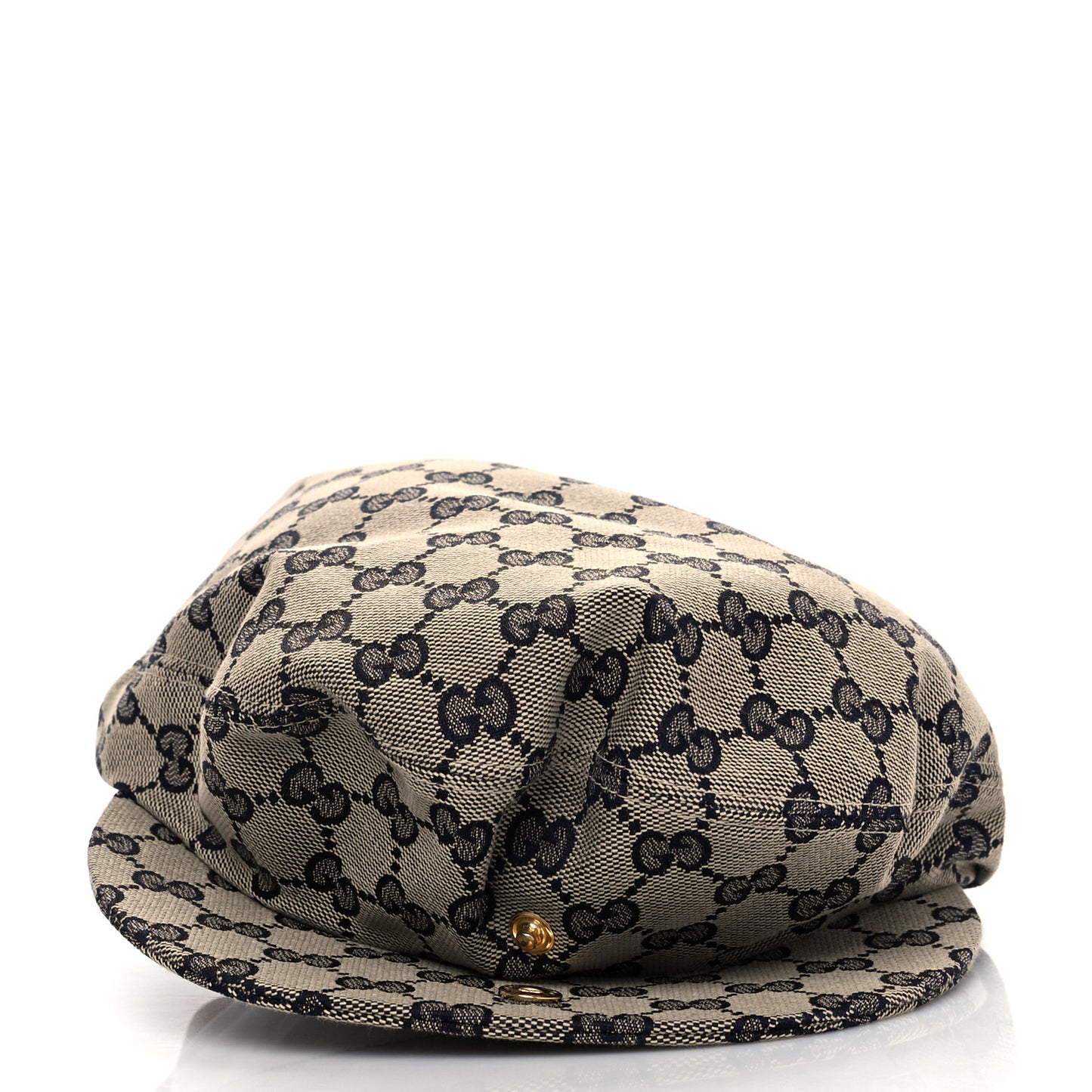 Monogram Flat Cap S Navy