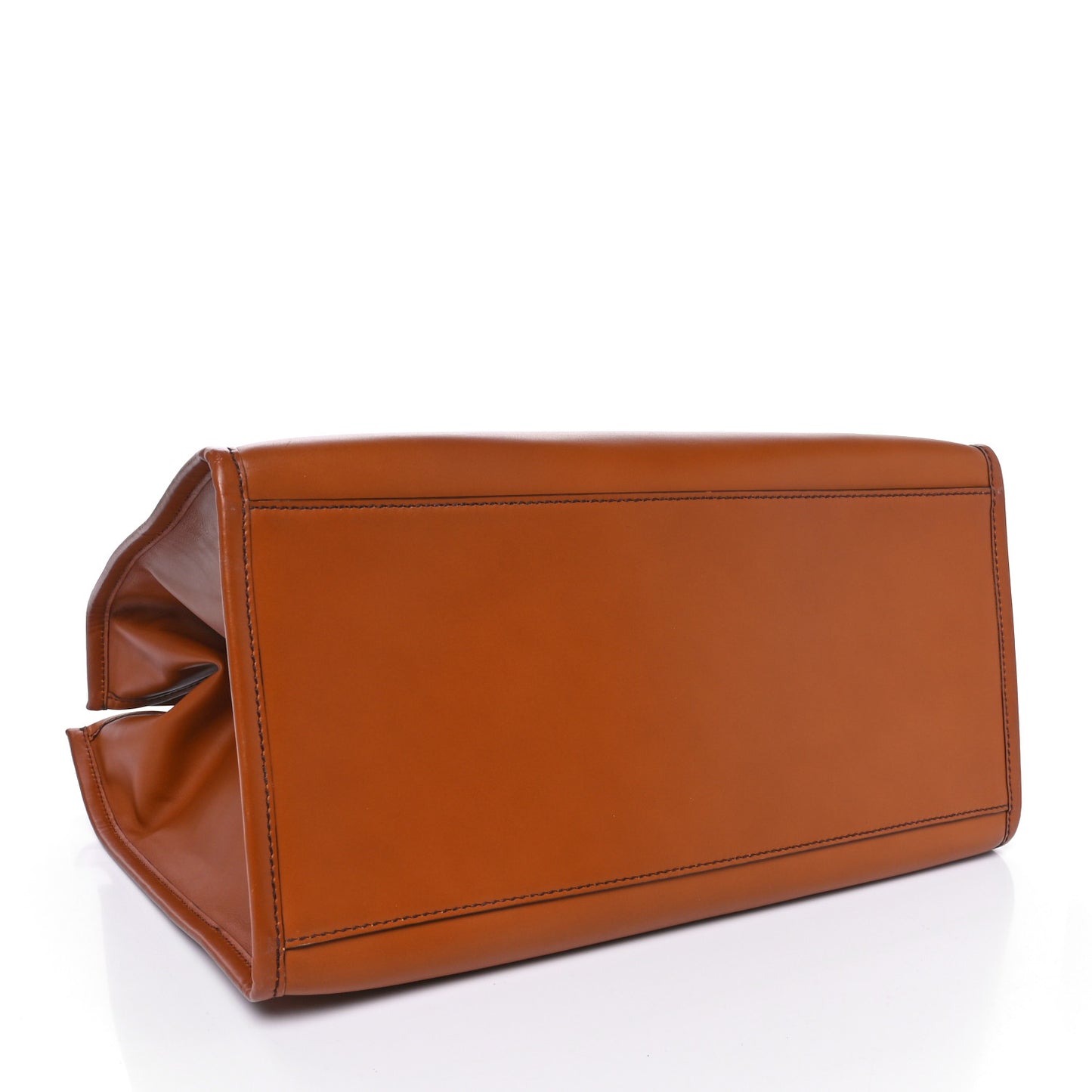 Vitello King Plexiglass Large Fendi Sunshine Shopper Tote Cuoio