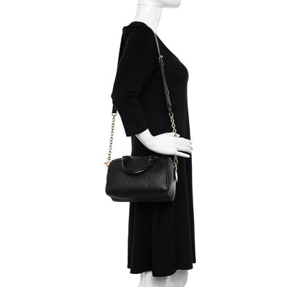 Louis Vuitton Empreinte Monogram Giant Speedy Bandouliere 20 Black 2 of 10
