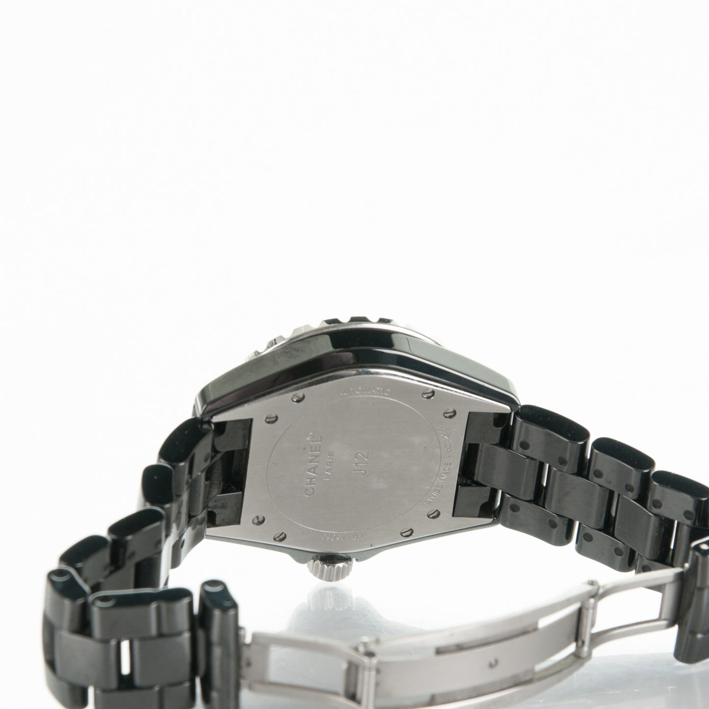 Stainless Steel Ceramic 38mm J12 Automatic Watch Black