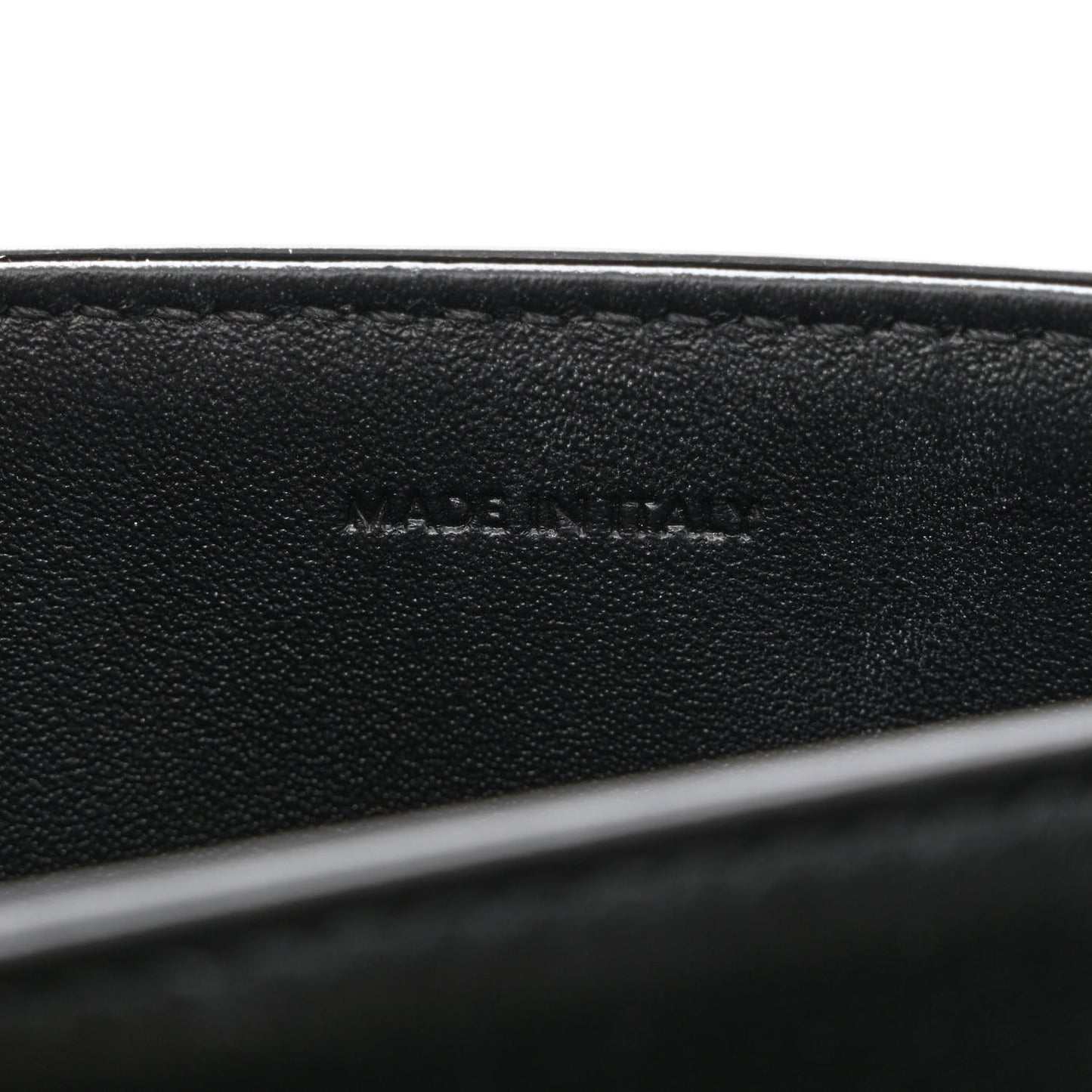 Shiny Calfskin Teen Triomphe Black