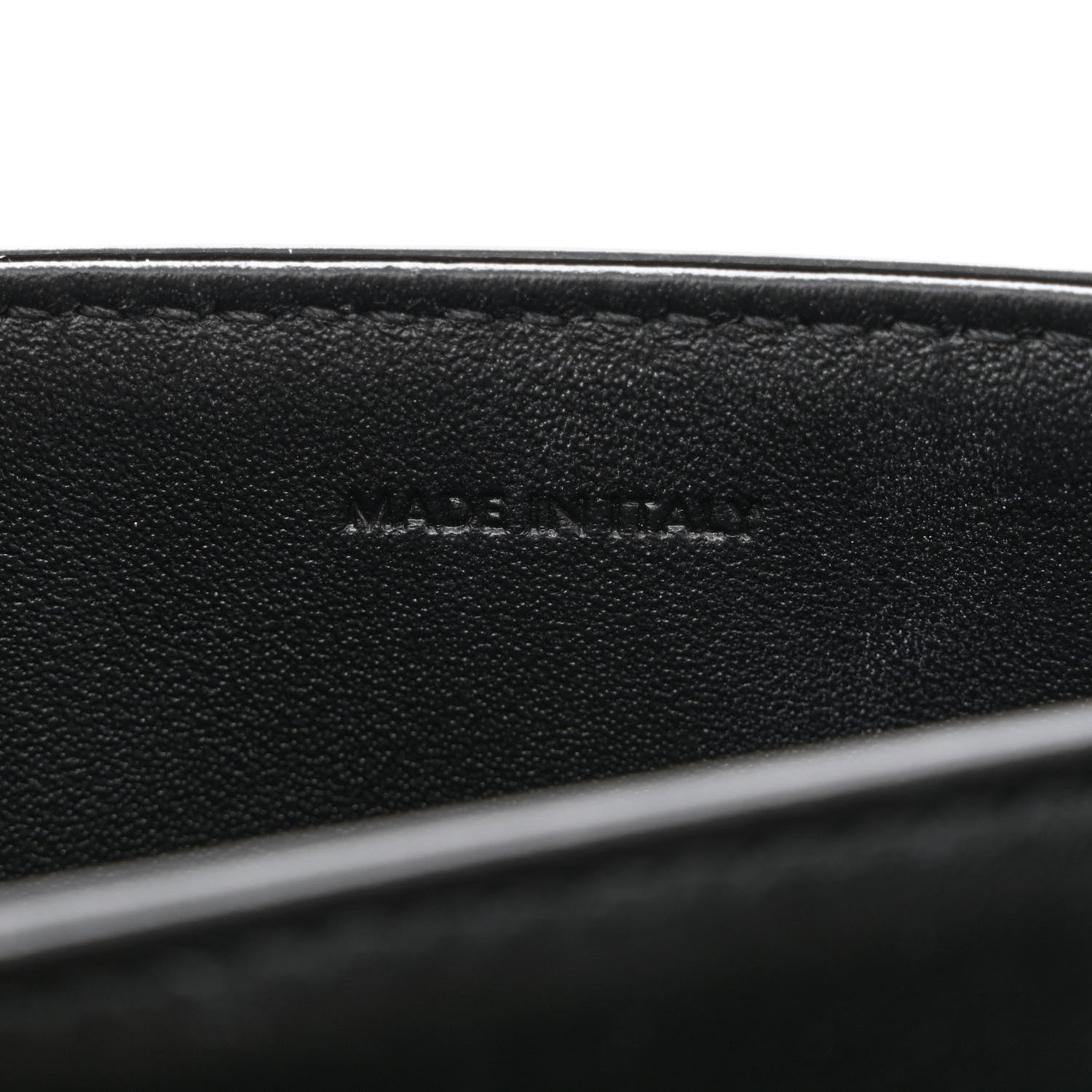 Celine Shiny Calfskin Teen Triomphe Black 7 of 12