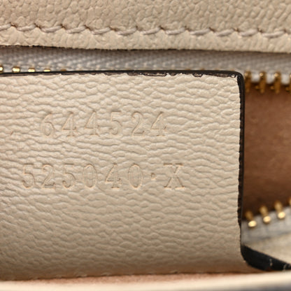 Gucci GG Supreme Monogram Calfskin Small Padlock Messenger Shoulder Bag Beige Mystic White Sun Oil 7 of 12