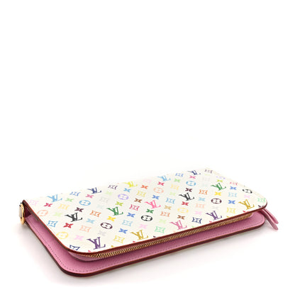 Louis Vuitton Monogram Multicolor Insolite Wallet White Litchi 4 of 13