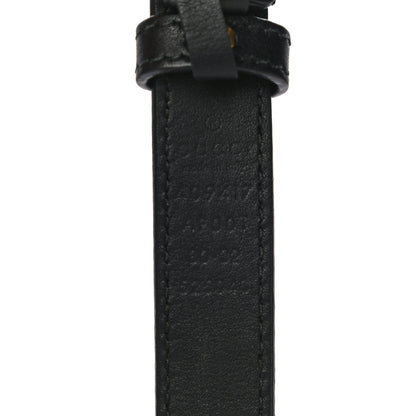 Gucci Calfskin Double G 20mm Belt 80 32 Black 4 of 11