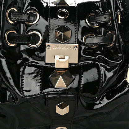 Jimmy Choo Patent Ramona Black 7 of 12