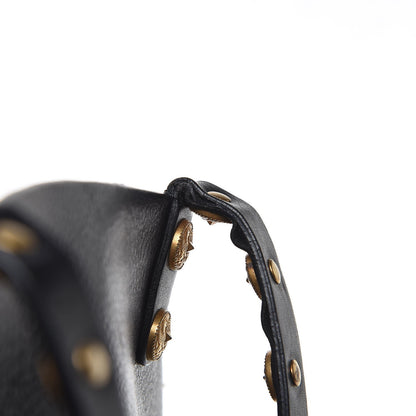 Valentino Garavani Emboosed Calfskin Studded Gryphon Zodiac Tote Black 16 of 16