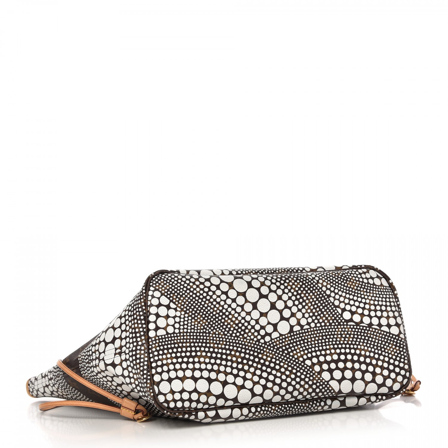 Louis Vuitton Monogram Kusama Waves Neverfull MM White 4 of 9