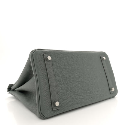 Hermes Togo Birkin 30 Vert Amande 4 of 11