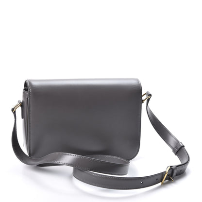 Celine Shiny Calfskin Medium Triomphe Grey 2 of 9