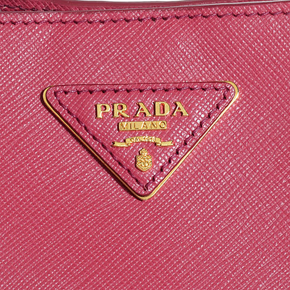 Prada Saffiano Lux Large Tote Peonia 3 of 10