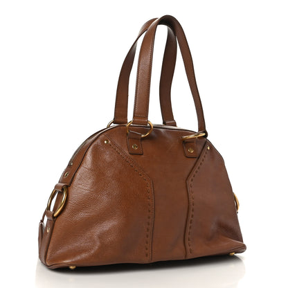 Saint Laurent Calfskin Medium Muse Tan 3 of 10