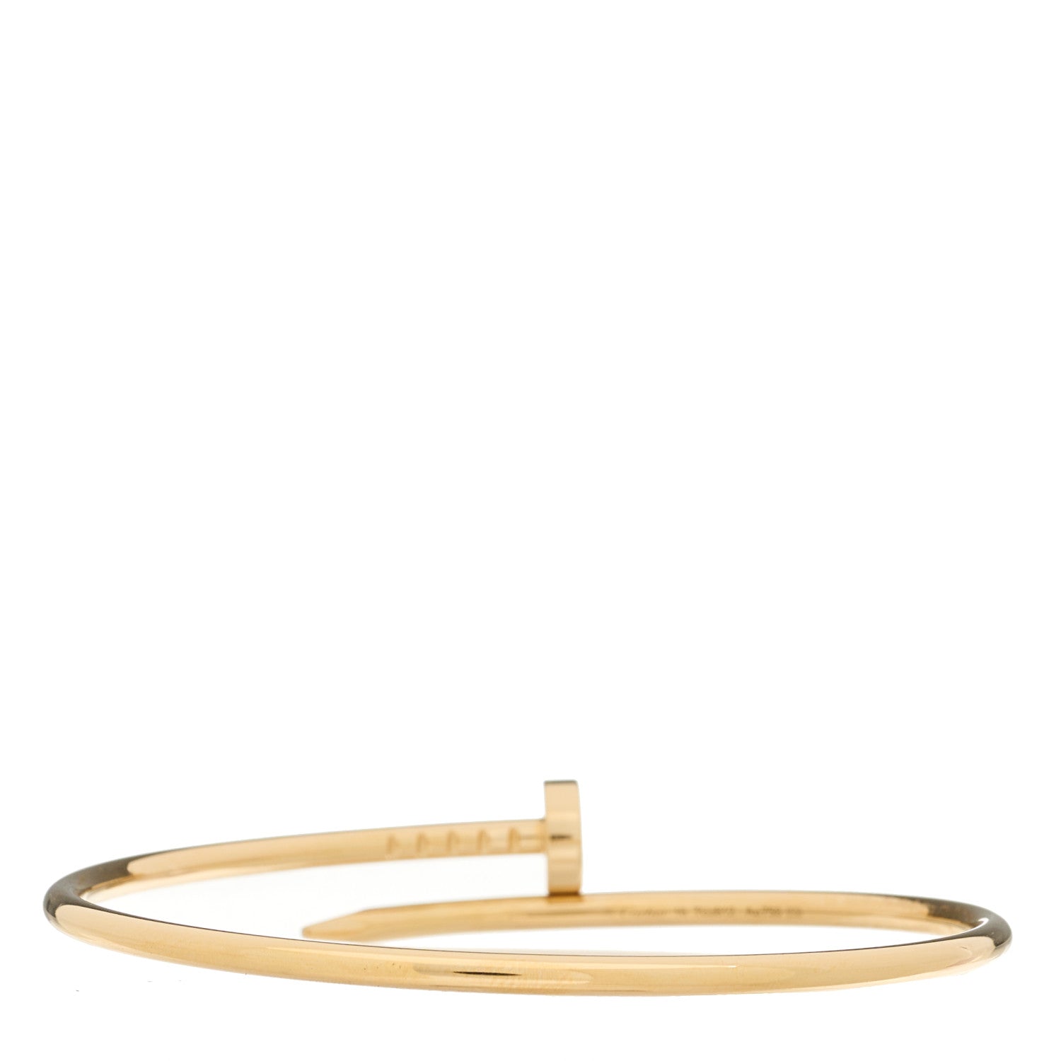 Cartier 18K Yellow Gold Small Juste Un Clou Bracelet 16 2 of 4