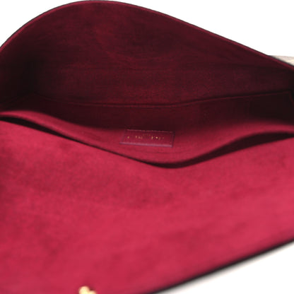 Louis Vuitton Monogram Pochette Felicie Chain Wallet Fuchsia 6 of 11