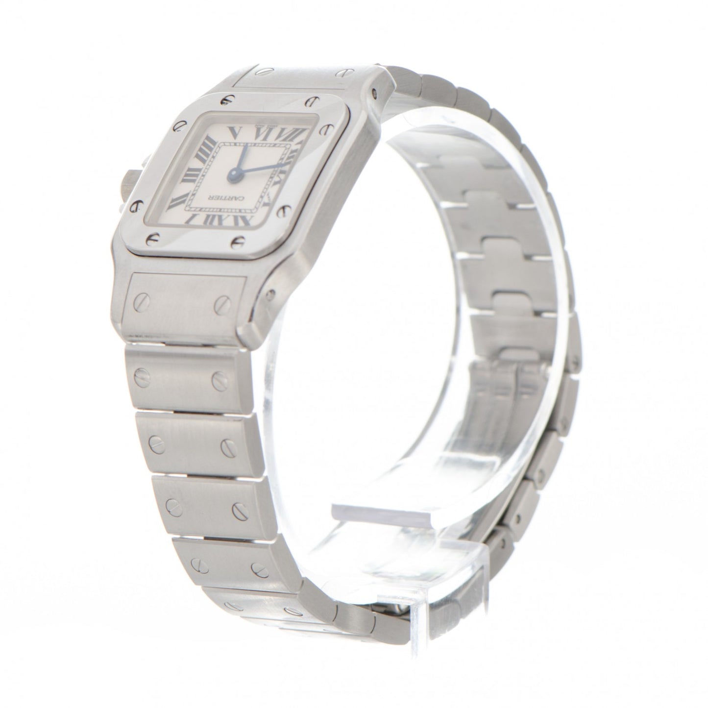 Stainless Steel 24mm Santos de Galbee Quartz Watch
