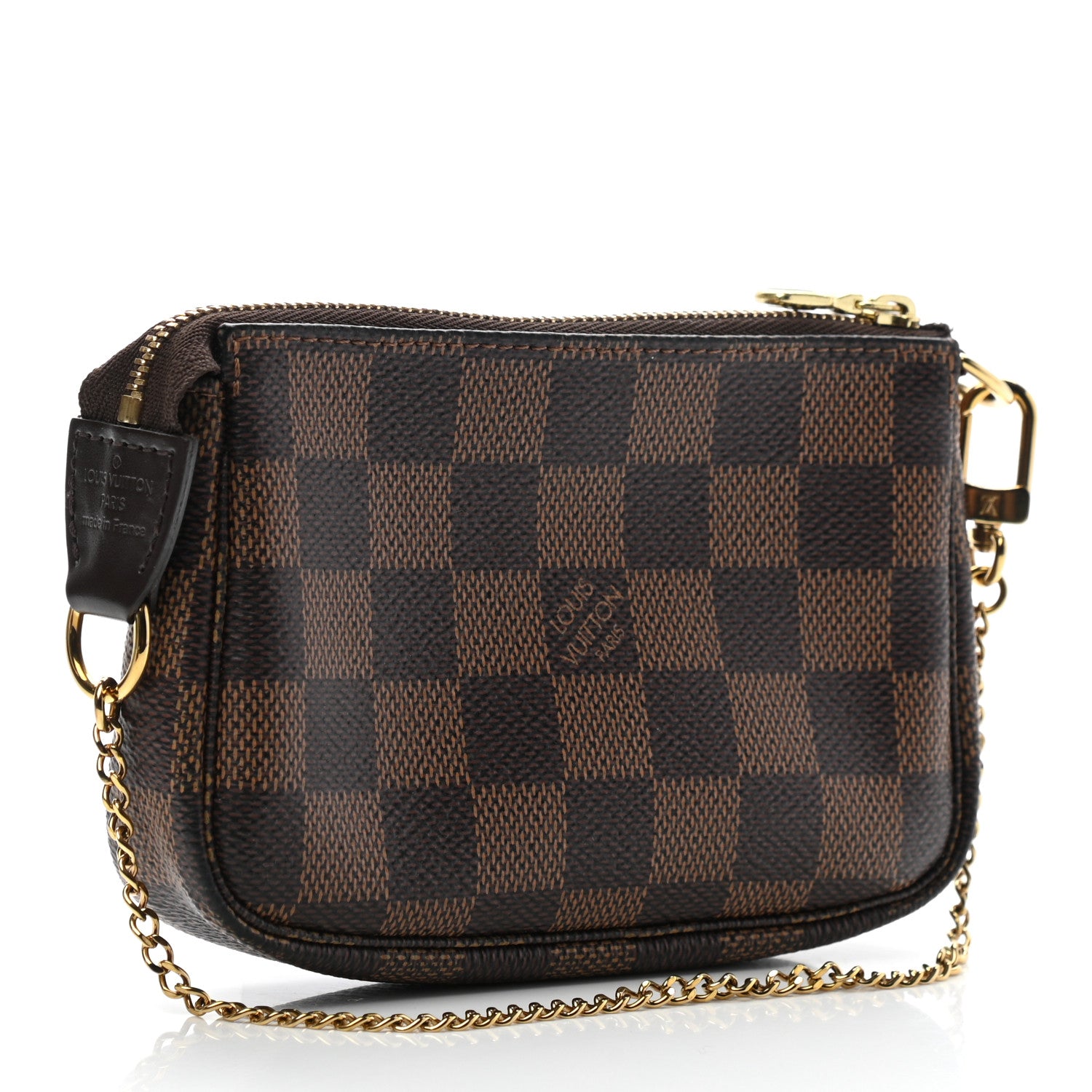 Louis Vuitton Damier Ebene Mini Pochette Accessories 3 of 9