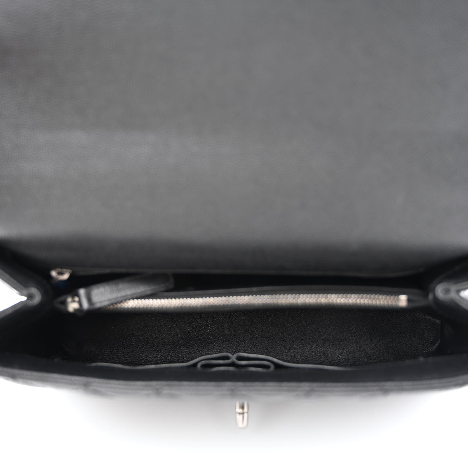 Chanel Caviar Lizard Quilted Small Coco Handle Flap Black 5 of 10